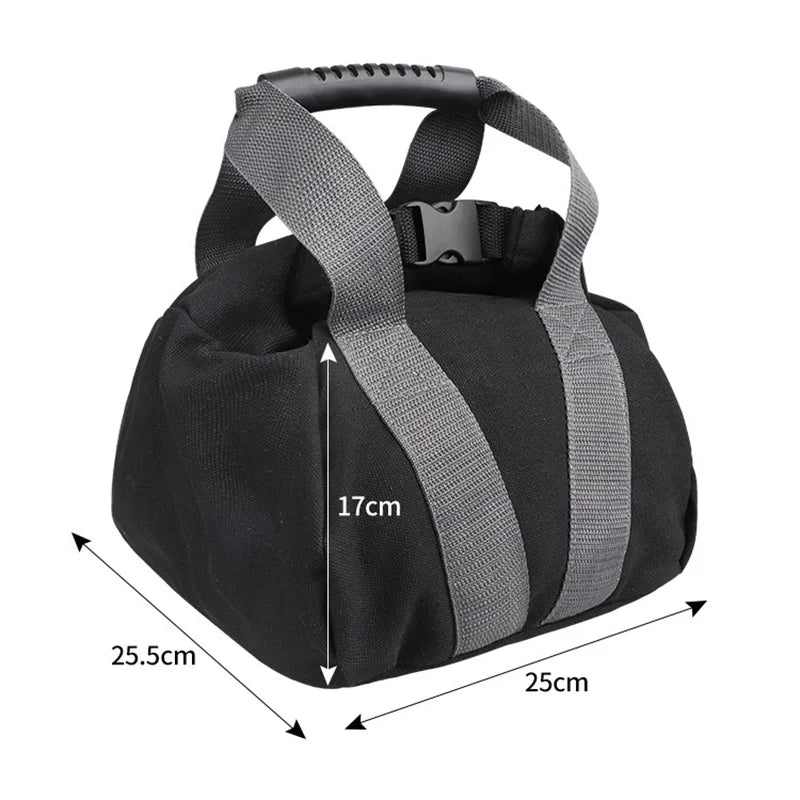 Kettlebell Weightlifting Training Sandbag Adjustable Soft Canvas Heavy Duty Fillable Sand Bag Dumbbell Home Fitness Equipment
