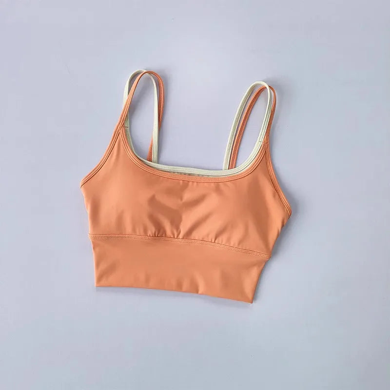 Sports Bra for Women Gym Vest Yoga Beauty Black Tube Top Running Sports Bra Fitness Yoga Crop Top Underwear Sexy Sport Bra Top