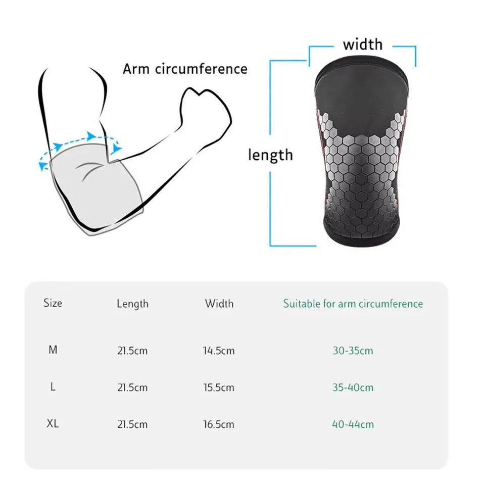 AOLIKES 1 Pair 7MM Knee Sleeves Support Injury Recovery - Neoprene Knee Brace Knee Support for Squats, Running & Gym Workout
