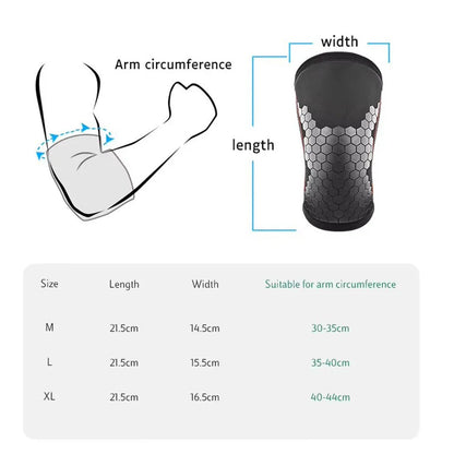 AOLIKES 1 Pair 7MM Knee Sleeves Support Injury Recovery - Neoprene Knee Brace Knee Support for Squats, Running & Gym Workout