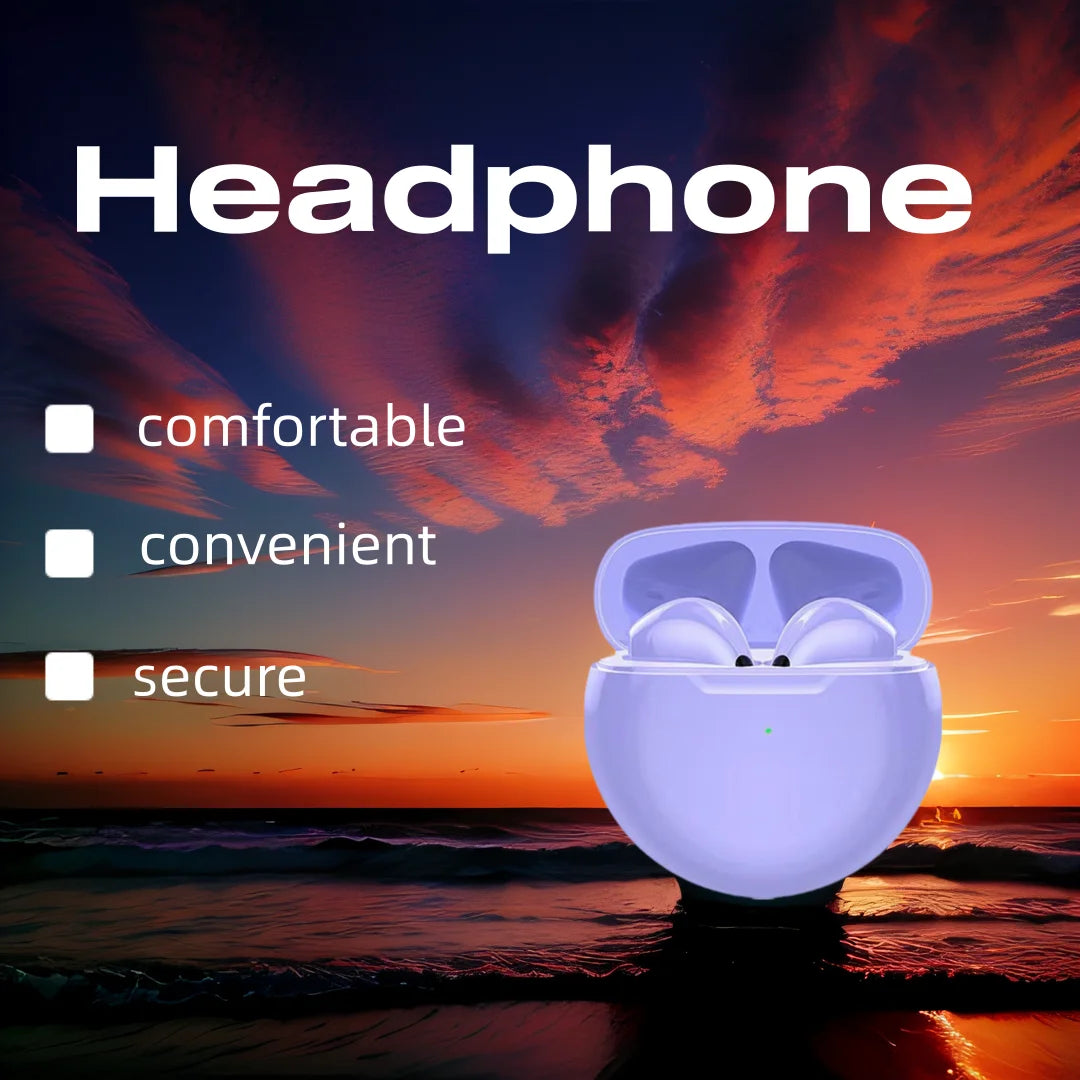 TWS Bluetooth Earphones Wireless Bluetooth Headset Noise Cancelling Earbuds with Mic Wireless Headphones