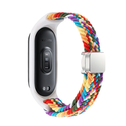 Nylon Braided Strap For Mi Band 9 8 Bracelet Magnetic Buckle Watchband For Xiaomi Mi Band 7 6 5 4 3 Wristband Correa Accessories