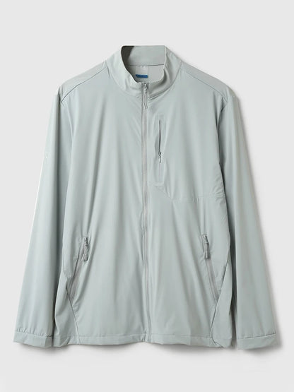 Summer UPF50+ Men's Jacket UV Protection Ice Silk Skin Coats Breathable Quick Dry Stretch Nylon Sunscreen Windbreaker Jackets