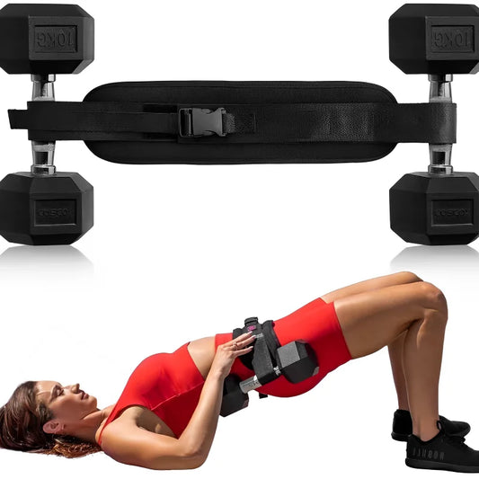 Dumbbell Exercise Belt Hip Thrust Weight-Bearing For Effective Glute Bridge Workout Waist Weight Training Kettlebells
