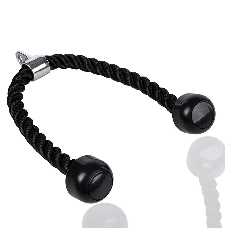 Tricep Rope for Push Pull Down Exercises Arm Muscle Resistance Bands for Body Building Strength Training