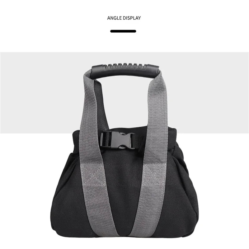 Kettlebell Weightlifting Training Sandbag Adjustable Soft Canvas Heavy Duty Fillable Sand Bag Dumbbell Home Fitness Equipment