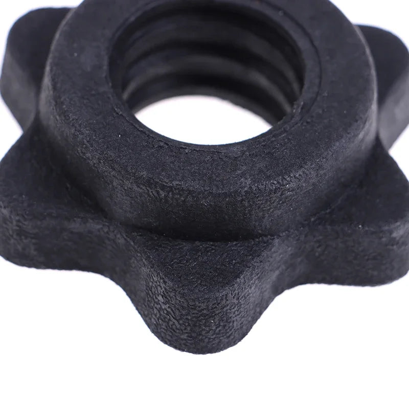 3 Pc Dumbbell Hex Nut Dumbbell Rod Nut Spinlock Collars for Barbells Bars Training Sports Gym Equipment Accessories