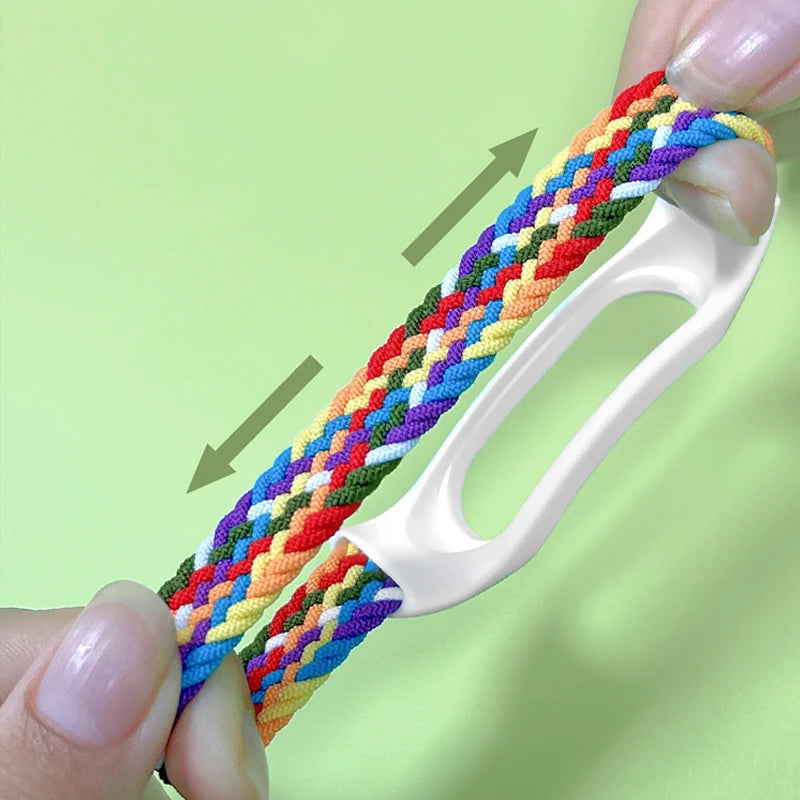 Nylon Braided Solo Loop for xiaomi Mi band 9 8 Strap Watchband NFC Watch Bracelet smart Miband belt correa on Mi band 7 6 5 4 8