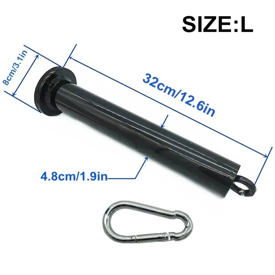 Fitness Loading Pin Pulley Cable System Attachment Dumbbell Rack Home Gym Workout Strength Training Weight Lifting Exercises