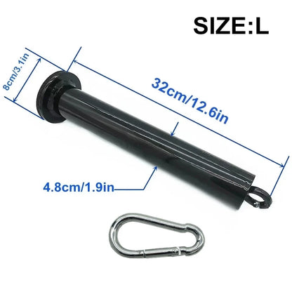 Fitness Loading Pin Pulley Cable System Attachment Dumbbell Rack Home Gym Workout Strength Training Weight Lifting Exercises