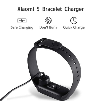 Charging Cable For Xiaomi Smart Band 9 8Pro 8 Active 7 Pro 6 NFC 5 Mi Smart Band 4 3 2 Bracelet USB  Magnetic Charger