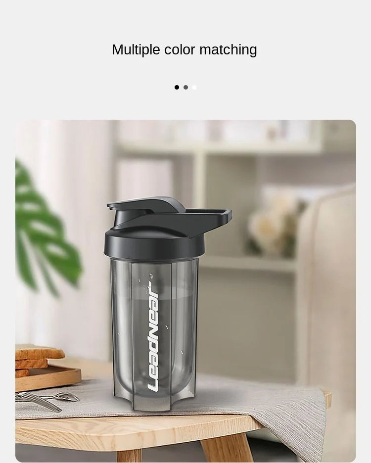 Classic Portable Milk Shake Protein Powder Mixing Cup Fitness Drinking Bottle For Gym Shake Bottles LeakProof Sport Water Bottle