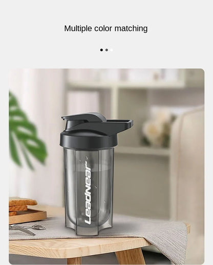 Classic Portable Milk Shake Protein Powder Mixing Cup Fitness Drinking Bottle For Gym Shake Bottles LeakProof Sport Water Bottle