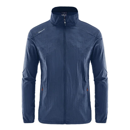 Summer Jackets Men Male Windbreaker Fishing Coats Father Ultrathin Sunscreen Jacket Youth Outerwearing Clohting Traveling Korean