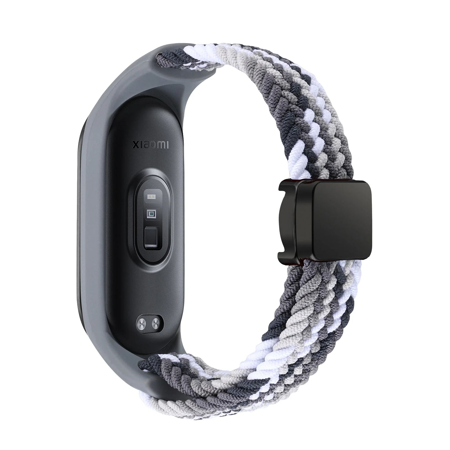 Nylon Braided Strap For Mi Band 9 8 Bracelet Magnetic Buckle Watchband For Xiaomi Mi Band 7 6 5 4 3 Wristband Correa Accessories