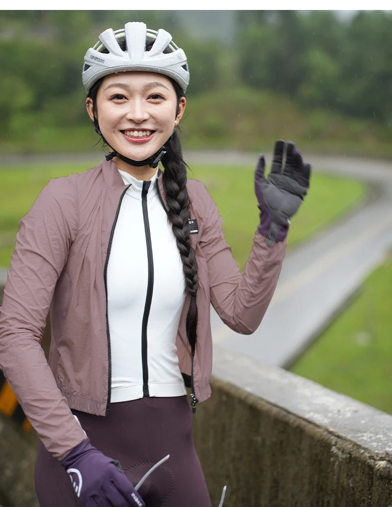 INBIKE Women's Windbreaker Cycling Lightweight Waterproof MTB Clothing for Running Road Bike Biking Top Jacket Clothes Quick Dry