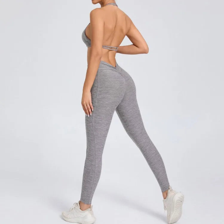 Sexy 2PCS Yoga Set Gym Suits with Shorts Crop Top Sports Bra Women Tracksuit Shorts 2 Pieces Running Clothing Fitness Clothing