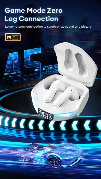 Original Lenovo XT53 Earphone Wireless Upgrade Bluetooth 5.4 Headphones Noise Reduction LED Earbuds Low Latency Gaming Headset