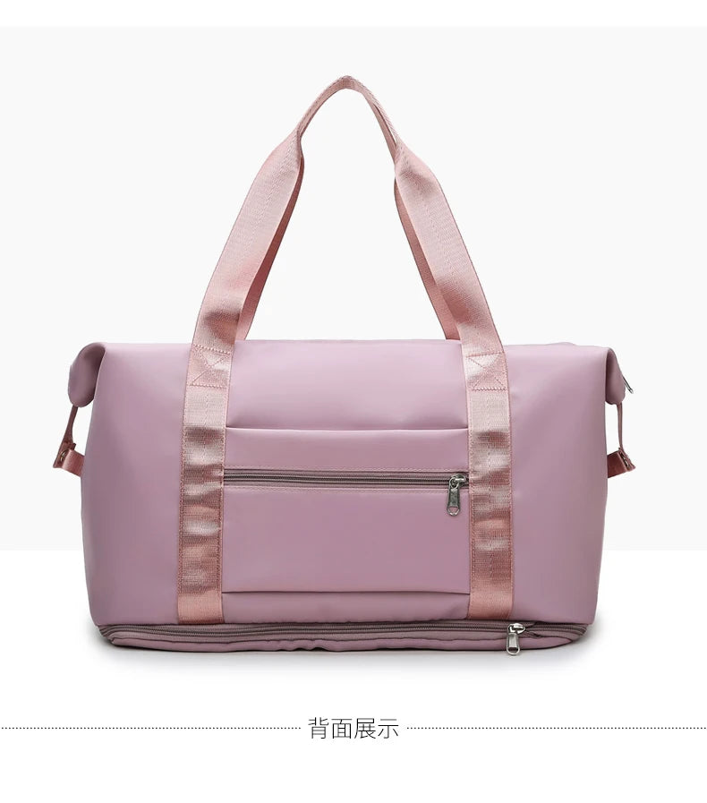 UNIXINU Carry On Travel Duffle Bag Nylon Waterproof Sports Gym Tote Bags for Women Large Capacity Storage Luggage Handbag