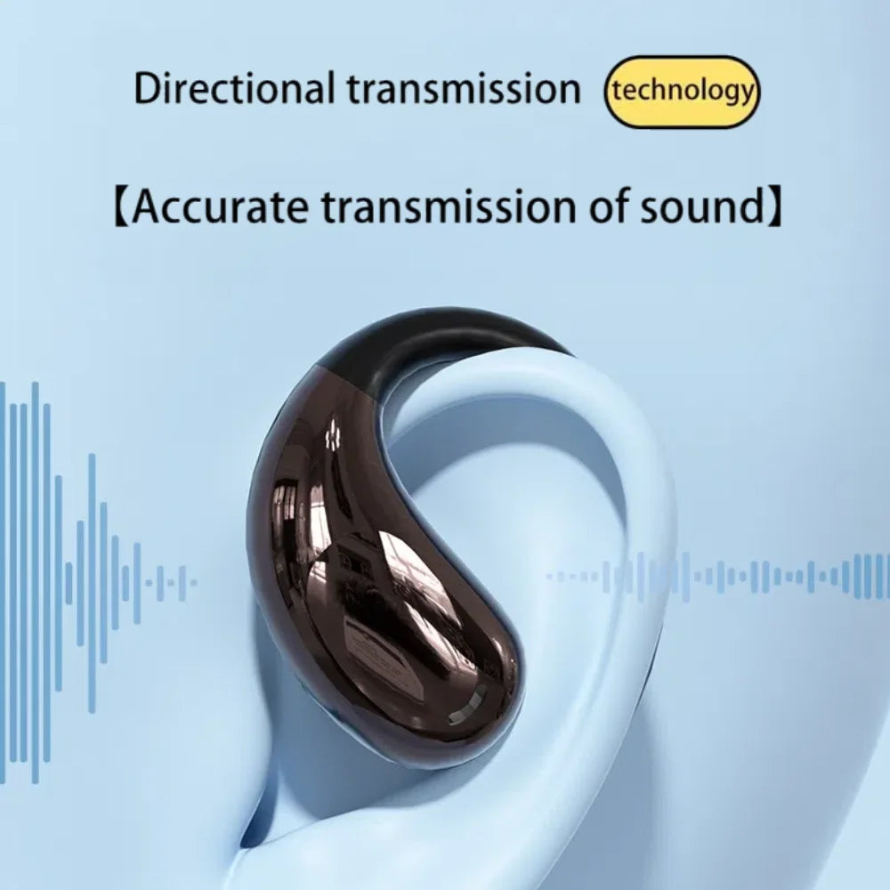 Bluetooth 6.0 OWS Earphone Sport Wireless Headphone HD Call Earbud 30dB ENC Noise Cancelling 40H Playtime for Gym Running Gaming