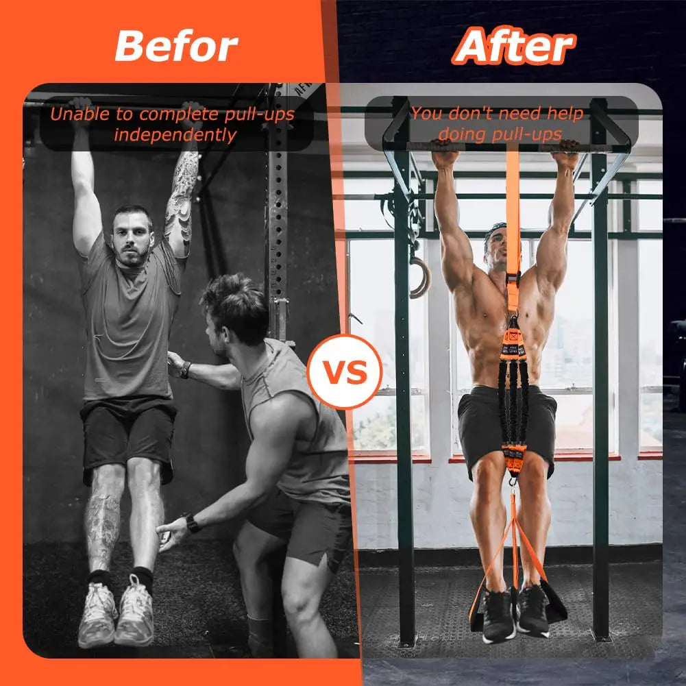 Pull Up Assistance Bands Set Resistance Strap for Pull-ups Assist for Men Women Hanging Training Chin-up Workout Body Stretching