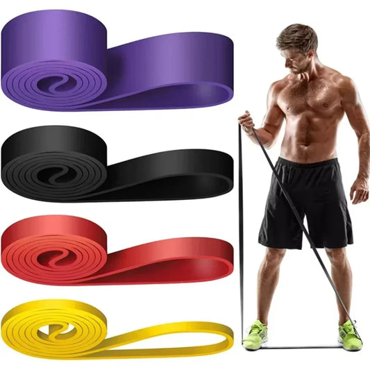 1pcs Fitness Elastic Band Tpe Resistance Band Yoga Assist Tension Band Latex Elastic Rope Training Shoulders Backs And Hips