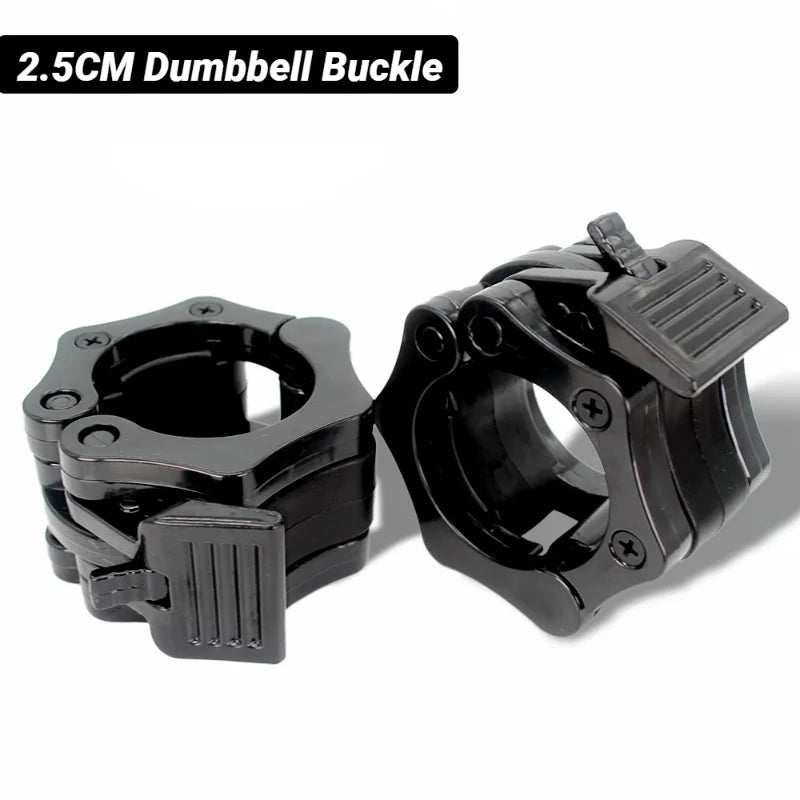 25MM Barbell Collar Lock Dumbell Clips Clamp Weight lifting Bar Gym Dumbbell Spring Lifting Quick Release Clamps Spin Collars