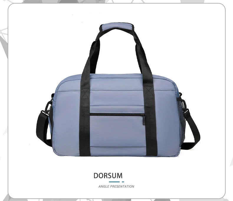 Large Fitness Bag Sports Handbag Women Dry Wet Shoes Pocket Single Shoulder Crossbody Swimming Yoga Gym Travel Backpack Duffel