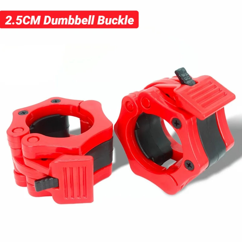 25MM Barbell Collar Lock Dumbell Clips Clamp Weight lifting Bar Gym Dumbbell Spring Lifting Quick Release Clamps Spin Collars