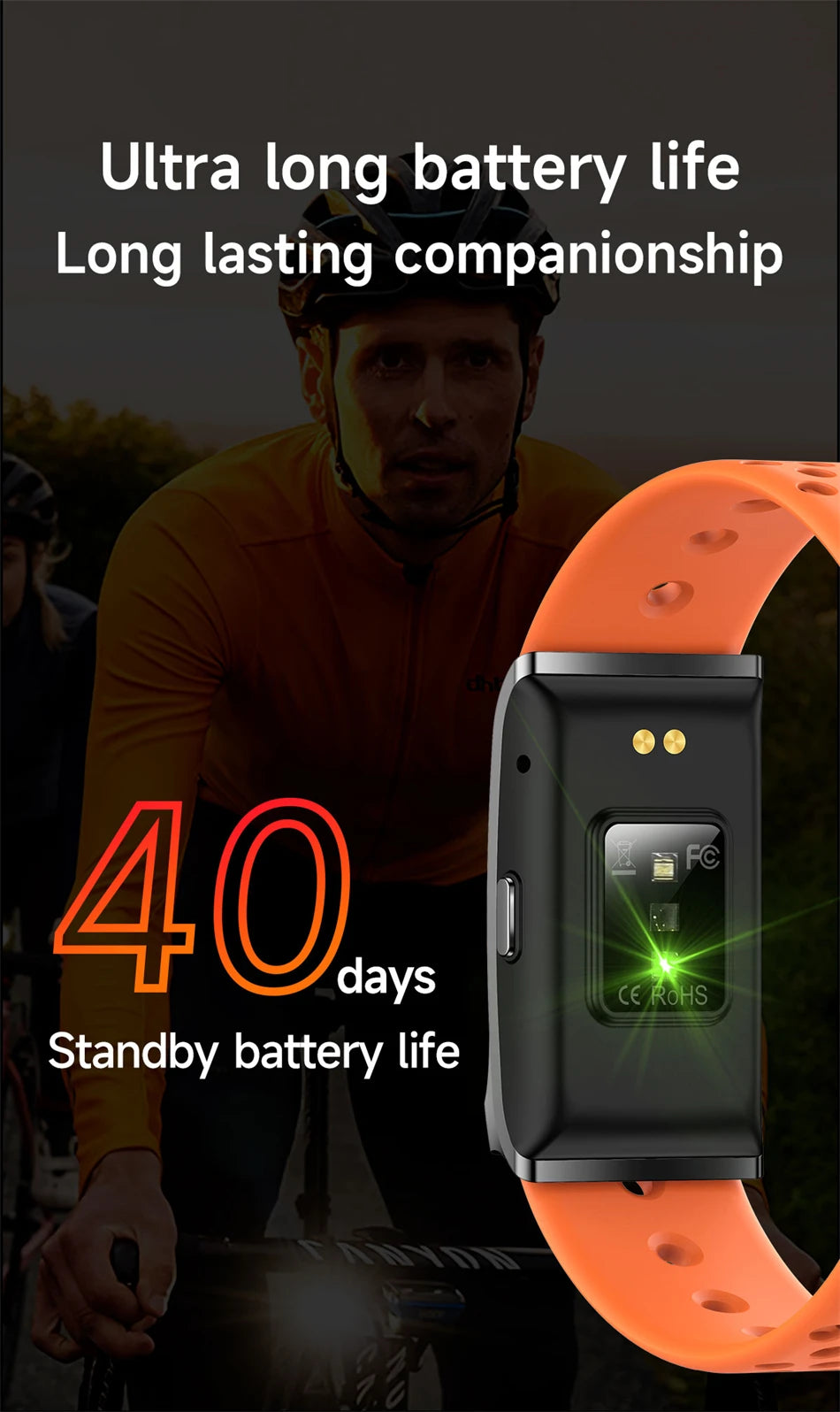 New Sport Fitness Tracker Smart Bracelet Heart Rate Blood Pressure Monitor Pedometer Call Reminder Smartwatch Band for Men Women