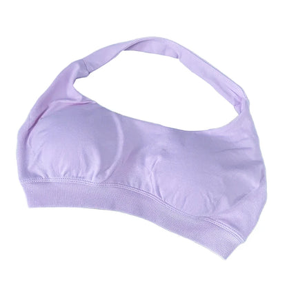 High Support Sports Bra Women Halter Seamless Yoga Bra Padded Backless Sports Bras Gym Crop Top Push Up Workout Yoga Tops Woman