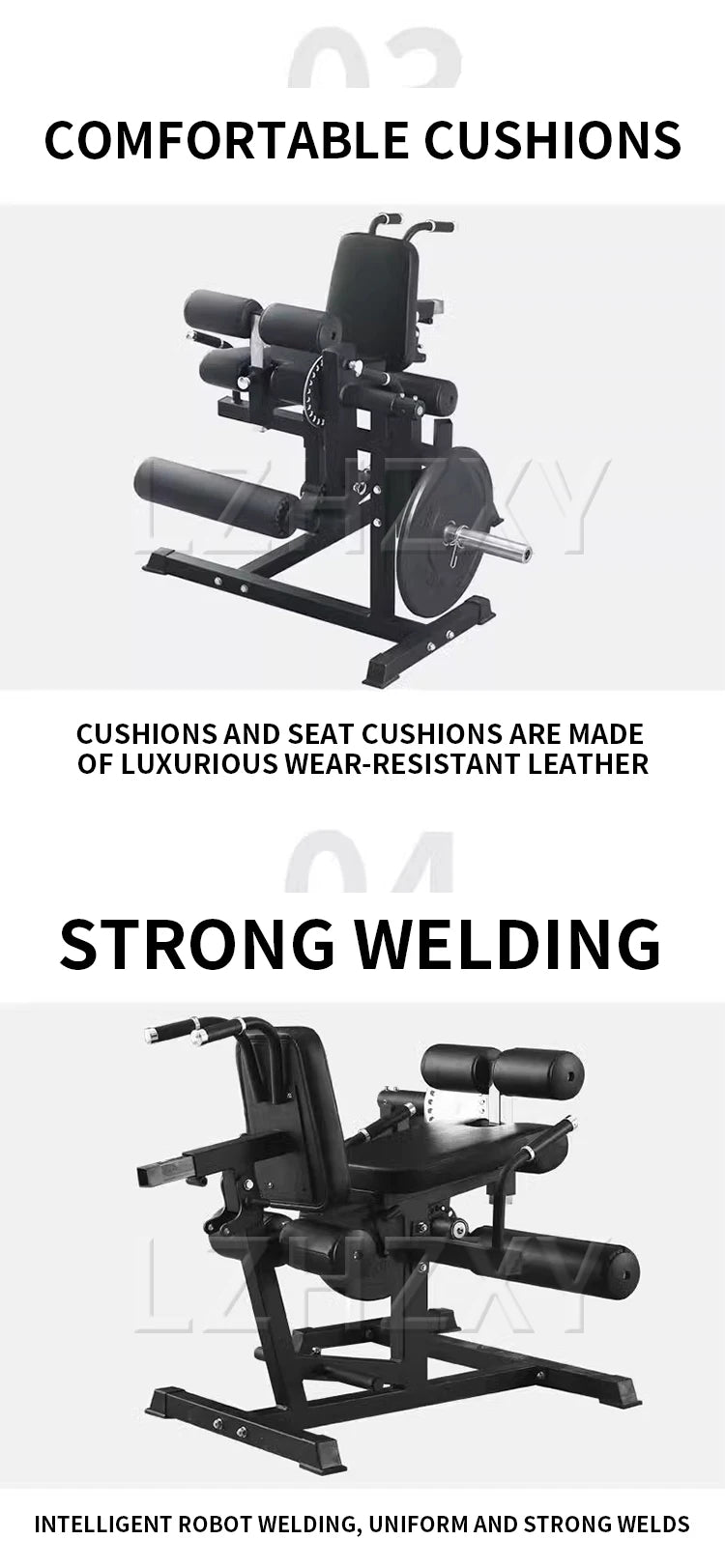 Leg exerciser Machine, Waist and Abdomen Flexion and Extension, Muscle Recovery, Strength Fitness Equipment, Gym