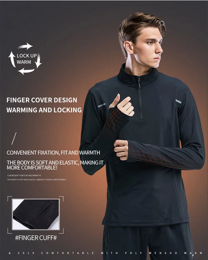 Men’s Athletic Long-Sleeve Hoodie