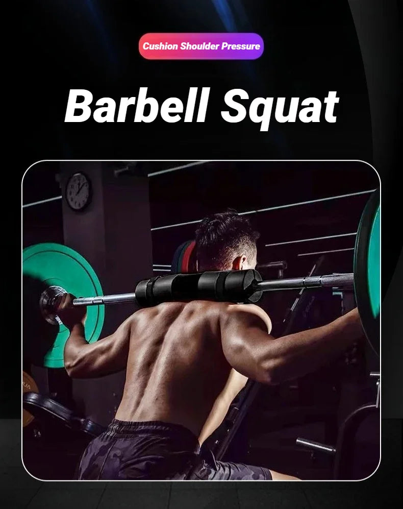 Barbell Shoulder Pads Thickened Non-Slip Support Gym Fitness Weightlifting Squat Dumbbel Neck Protection Pad Strength Workout