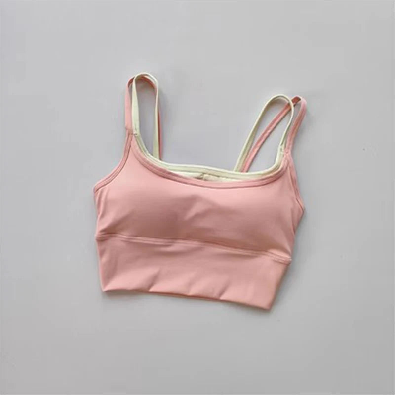 Sports Bra for Women Gym Vest Yoga Beauty Black Tube Top Running Sports Bra Fitness Yoga Crop Top Underwear Sexy Sport Bra Top