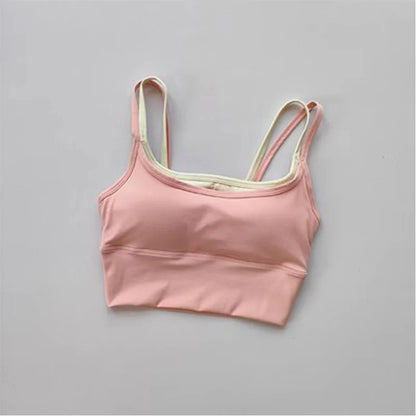 Sports Bra for Women Gym Vest Yoga Beauty Black Tube Top Running Sports Bra Fitness Yoga Crop Top Underwear Sexy Sport Bra Top