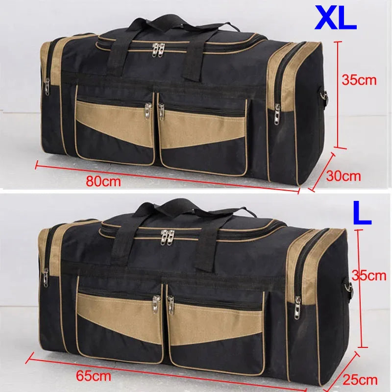 Luggage Travel Bag Gym Fitness Handbags for Women Men Outdoor Sports Shoulder Large Storage Duffel Training Long Distance Bag