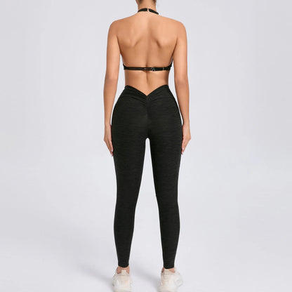 Sexy 2PCS Yoga Set Gym Suits with Shorts Crop Top Sports Bra Women Tracksuit Shorts 2 Pieces Running Clothing Fitness Clothing