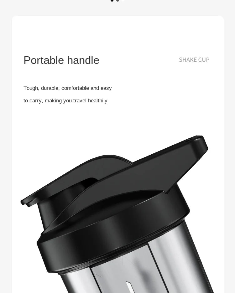 Classic Portable Milk Shake Protein Powder Mixing Cup Fitness Drinking Bottle For Gym Shake Bottles LeakProof Sport Water Bottle