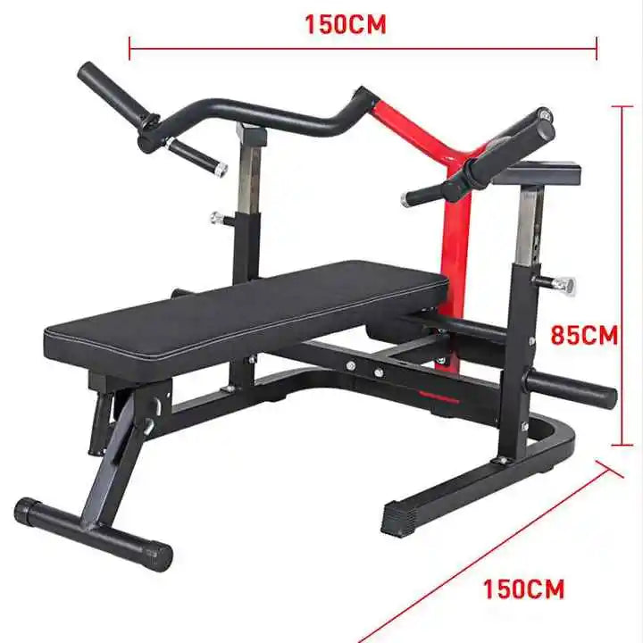 Custom Fitness Multifunctional Weightlifting Bench Press Foldable Chest Barbell Press Bed With Safety Belt protection