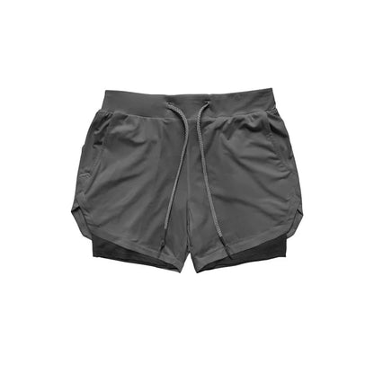 Camo Running Shorts Men Gym Sports Shorts 2 In 1 Quick Dry Workout Training Gym Fitness Jogging Short Pants Summer Men Shorts