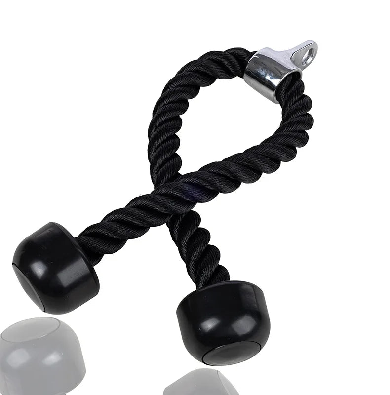 Tricep Rope for Push Pull Down Exercises Arm Muscle Resistance Bands for Body Building Strength Training