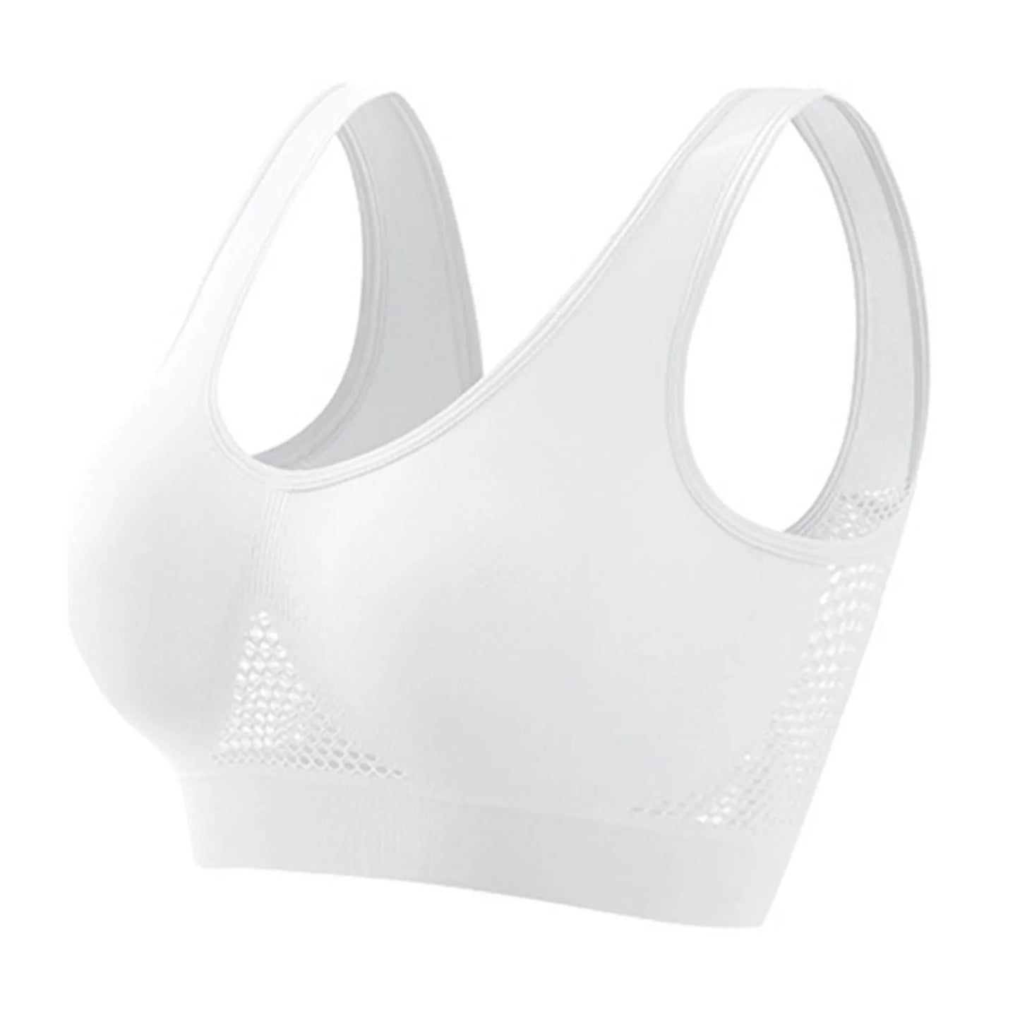 S-4XL Women Yoga Sport Bra Breathable Fitness Running Active Vest Padded Crop Tops Underwear gym Yoga top bras