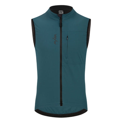 YKYWBIKE Men Cycling Gelit Thermal Fleece Bicycle Windbreaker Sleeveless Bike Vest Windproof Waterproof Cycling Windshield