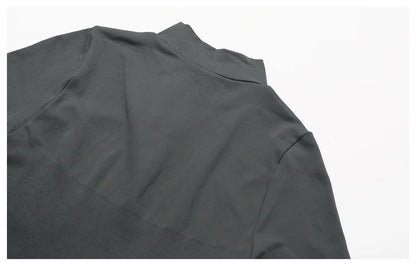 Zipper Jacket Women Crop Tops Yoga T-shirts Solid Sports Top Long Sleeve Running Shirts Sexy Quick Dry Fitness Gym Sport Wear