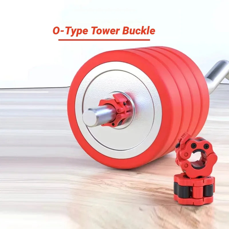 25MM Barbell Collar Lock Dumbell Clips Clamp Weight lifting Bar Gym Dumbbell Spring Lifting Quick Release Clamps Spin Collars