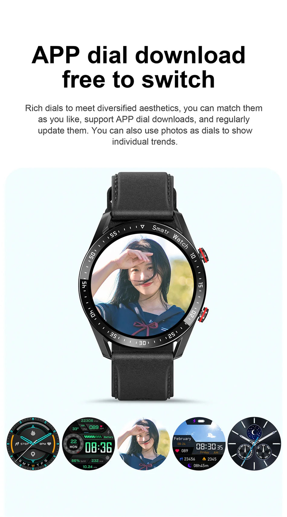 2025 New Voice Call Smart Watch Men GT Series 1.53 inch AMOLED Screen Sports Watch ECG+PPG Health Smartwatch For Android IOS