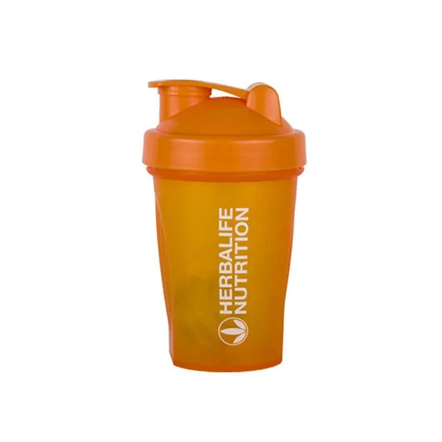 Sport Shaker Bottle 400Ml Whey Protein Powder Mixing Bottle Leak-Proof Sport Fitness Gym Shaker Outdoor Plastic Drink Bottle