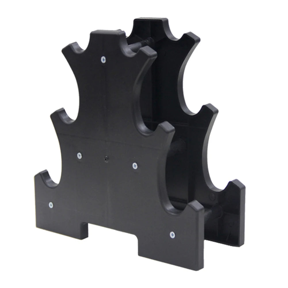 Dumbbell Holder 3 Tier Dumbbell Rack Stand Only Compact Weight Rack for Dumbbells Small for Home Gym Workout