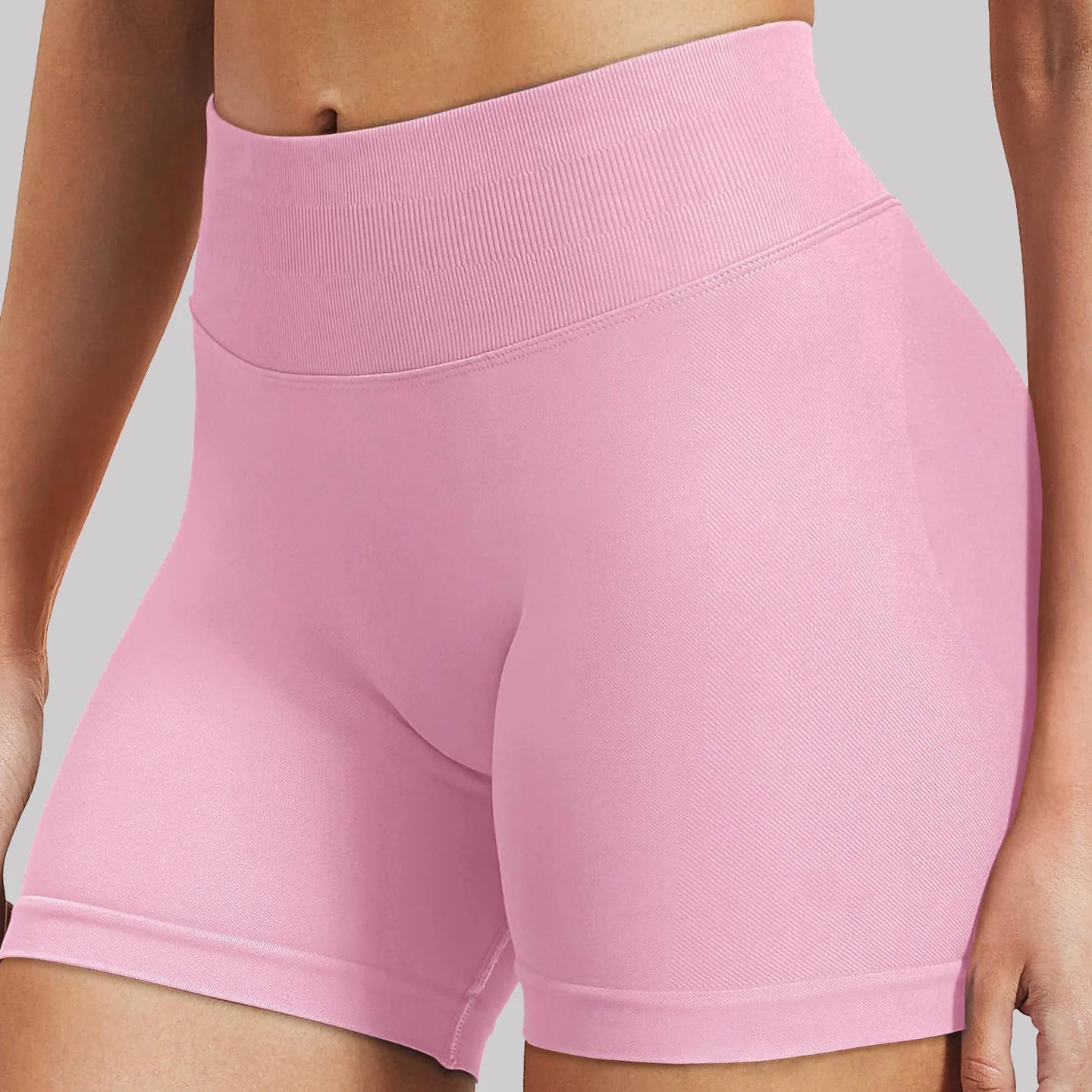 Women's summer shorts low waist seamless shorts gym shorts yoga shorts running shorts and high stretch cycling training shorts